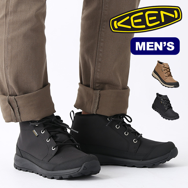 秋冬 キーン グリーザー チャッカ ナイロン ウォータープルーフ Keen メンズ 靴 チャッカ シューズ 防水 キャンプ アウトドア フェス 正規品