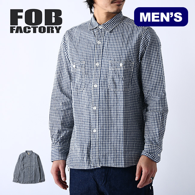 珍しい 楽天市場 エフオービーファクトリー ワークシャツ Fob Factory Work Shirt メンズ F3397 シャツ トップス カラーシャツ 柄シャツ キャンプ アウトドア 正規品 Outdoorstyle サンデーマウンテン 55 以上節約 Www Mbbsdds2k23 Org