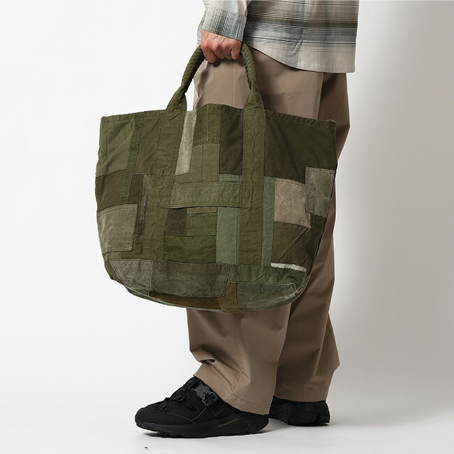 ホーボー コットンusアーミークロスパッチワークトートバッグ Hobo Cotton Us Us Hobo Army Cloth Patchwork トートバッグ Tote Bag Hb Bg33 バック 鞄 トートバック おしゃれ コットンバック 大容量 アウトドア 正規品 Outdoorstyle サンデーマウンテン 21 春夏