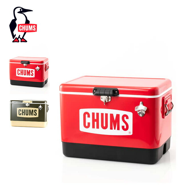 チャムス チャムススチールクーラーボックス54L CHUMS CHUMS Steel Cooler Box 54L CH62-1283 クーラーボックス クーラー 保冷ボックス 保冷バッグ キャンプ アウトドア 【正規品】|OutdoorStyle サンデーマウンテン