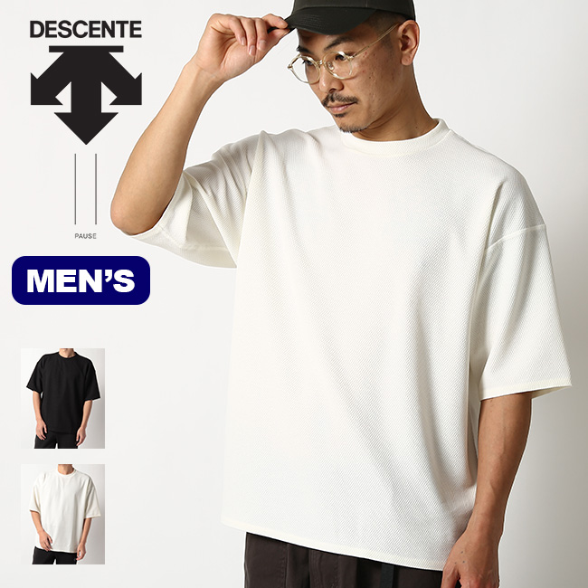 楽天市場 デサントポーズ サーマルビッグtシャツ Descente Pause Thermal Big T Shirt メンズ Dlmrja56 Tシャツ 半袖 ショートスリーブ トップス アウトドア Bigシルエット 速乾 キャンプ 正規品 Outdoorstyle サンデーマウンテン