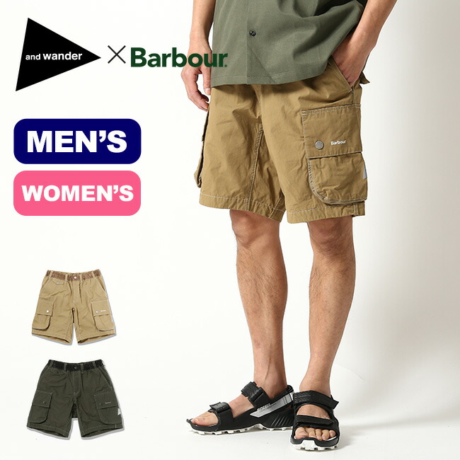 アンドワンダー バブアーコーデュラソルウェイショートパンツ And Wander Barbour Cordura Solway Short Pants メンズ レディース ボトムス キュロット セットアップ可 キャンプ アウトドア 規格気品 Elkbabgi Com