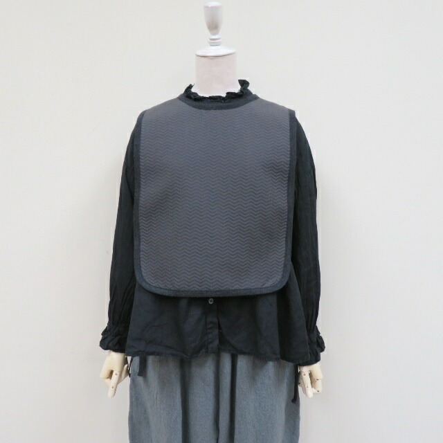 セールyuni（ユニ）reversible jacquard　ベスト　BL-014-22-2yubulle de savon(ビュルデサボン)MADE IN JAPAN(日本製)｜cansasキャンサス