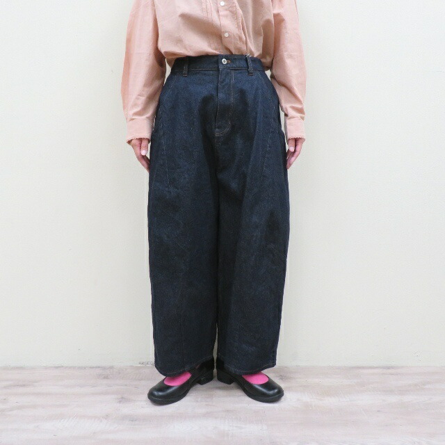 yuni デニムコクーン10薬局衡オンス denim cocoon ズボン下PT-002-26-1yuユニ(bulle de savon)MADE IN JAPAN(日本製)