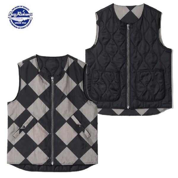 楽天市場】セールBuzzRickson's ラインクルーマンリバーシブルベスト