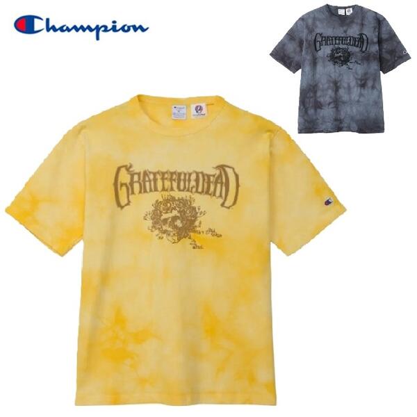 Champion  ムラ染めグレイトフルデッドBertha刷り上げるプルオーバー MADE IN U.S.A.T1011ヘビーウェイトティーテンイレブン 遊撃手捩りプルオーバー(亜米利加製)C5-D308(ティーテンイレブン)はやりっ子Grateful Deadダンス楽隊T