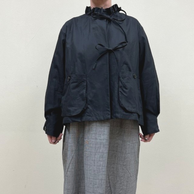 Gauze#アメリフリルモダニストジャケットG1149ameri FRILL MODERNIST JACKETガーゼ（MADE IN JAPAN(日本製)
