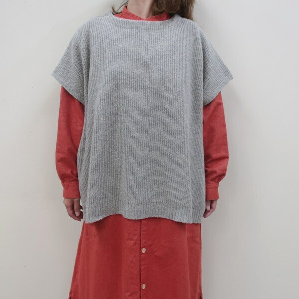 割引き販売Labo ratory (ラボレイトリー）\u003cBR\u003eアゼリブワイドニットベスト 天使の都市150\u003cBR\u003eGauze#
