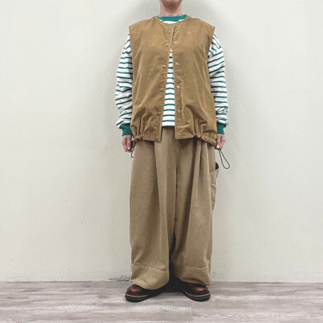 大売り出しLabo ratoryリバーシブルマウンテンベストタイプ２  天使の都市404 (ラボレイトリー)MADE IN JAPAN(日本製)Gauze#