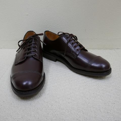 SANDERS 1830R MILITARY DERBY SHOE Burgunddy\u003cBR\u003eラバーソール バーガンディ（ボルドーワイン）\u003cBR\u003e(サンダース)