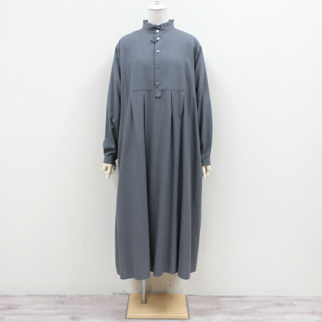 グランマママドーター ロングシャツワンピース ストライプ バンドカラー 楽天市場】【20％OFF！】GRANDMA MAMA DAUGHTER(グランマ ママ