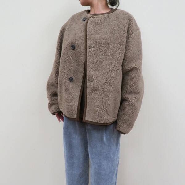 セールNATURAL LAUNDRYボアリバーシブルジャケット7254J-004ナチュラルランドリーMADE IN JAPAN(日本製)