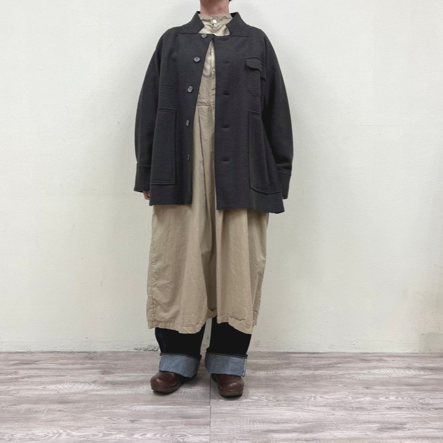 大売り出しESTROISLOSEウールリングショートコート(上衣)EB25315エストゥロワルーズNOUVELLES DU PARADIS（パラディ）MADE IN JAPAN(日本製)