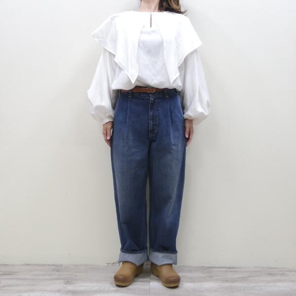 Veritecoeur ヴェリテクール ライトオンスデニム トラウザーズ です♩ Veritecoeur ヴェリテクール ライトオンスデニム トラウザーズ