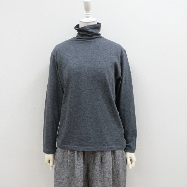 セールVlas Blommeコットンヤクソフト天竺ハイネック長袖TシャツCotton Yak Soft 天竺ハイネック長袖Tシャツ(カットソー)12118094ヴラス ブラムMADE IN JAPAN(日本製)|cansasキャンサス