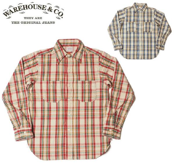 楽天市場】WAREHOUSE Lot 3104 A柄2024フランネルシャツ(NON WASH)FLANNEL SHIRTS  type-A(未洗い)WHSH-24AW004（ウエアハウス） WARE HOUSE(ウェアハウス) : cansasキャンサス