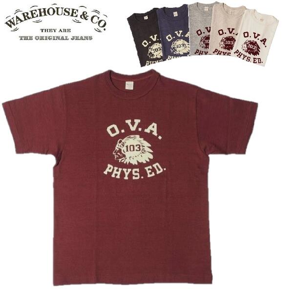 美品 ウエアハウス　Lot.4601 SHAKER フロッキー Tシャツ WAREHOUSE ウエアハウス Lot.4601 「SHAKER」Tシャツ クルー
