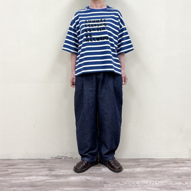 yarraメンフィスボーダーロゴTシャツ1621-252ヤラ