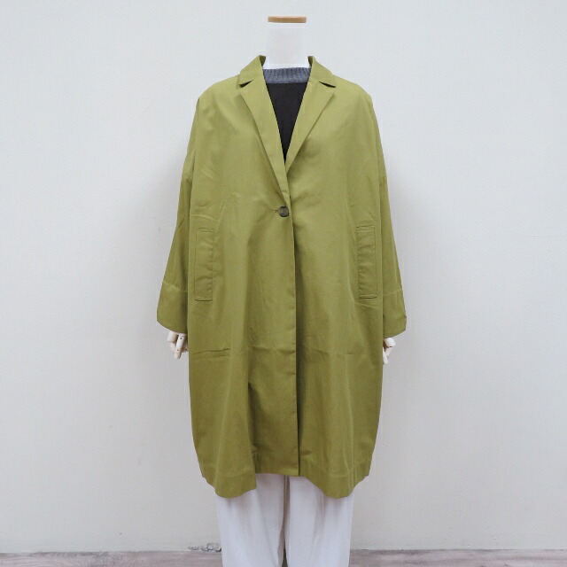 セールdoux bleuコットンナイロンワイドチェスターコート2557-062ドゥブルー(yarra)