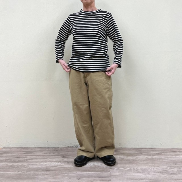 yarraエコ返り咲き９分袖TEE（Ｔシャツ・カットソー)1611-201ヤラ