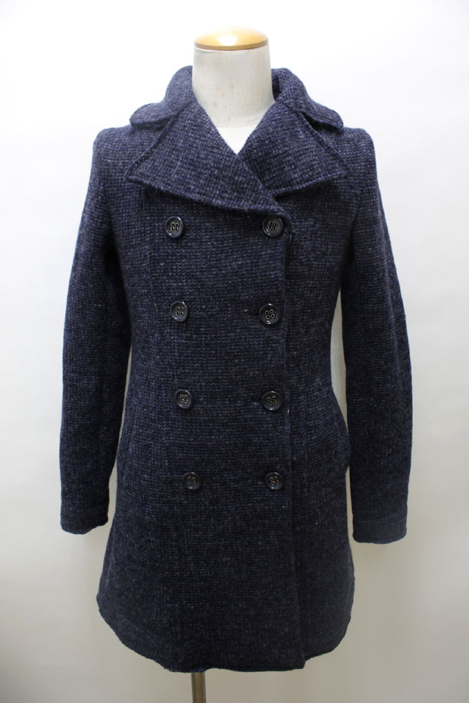 ●AT.P.CO 【アティピコ】 編み物厚地の外套 4AP7115