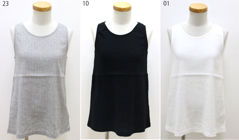 タンクトップ ー品販売 Prit プリット 40 1ビワコットン タンクトップ P