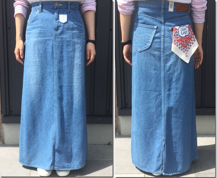 楽天市場 Lee リー Heritage ロングスカート Ll0530 ｃａｎｓａｓｓ ｊｅａｎｓ