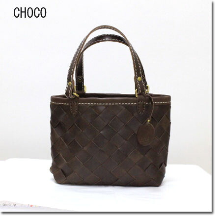 ●Hawk　Company　【ホークカンパニー】レザーメッシュトートバッグ　Paquet　cuir　veritabie　4004