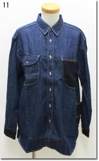 ●Johnbull　【ジョンブル】　デニムシャツ　AS891｜ＣＡＮＳＡＳＳ　ｊｅａｎｓ
