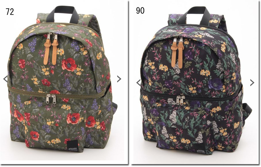 現金特価 Glanta グレンタ ウォールペーパーフラワープリント 2層構造リュック Supper Hakka スーパーハッカ 輝く高品質な Hughsroomlive Com