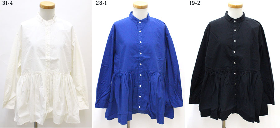 ●（Rakupon対象外）『定番アイテム』Brocante【ブロカント】　50ブロード 　エスカリエール　シャツ　ブラウス　36-0261X　36-261X