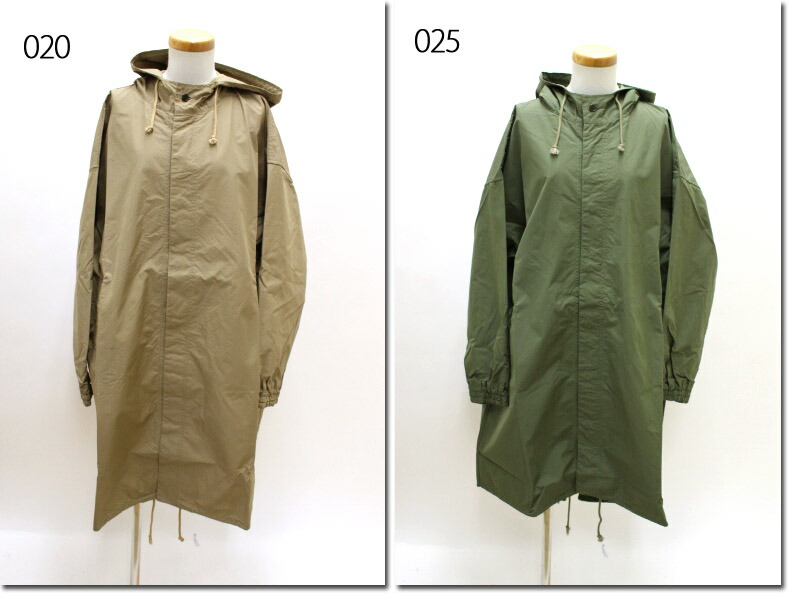 ●TISSU 【ティシュ】 コットンナイロン タイプライターモッズコート TS240SH080