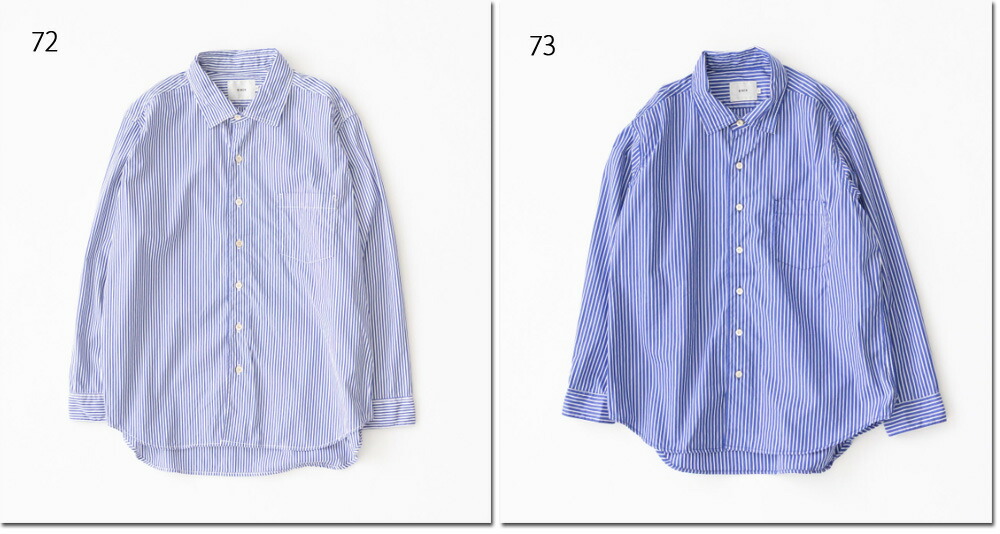 ●RINEN　【リネン】　80/2ブロードストライプ　レギュラーカラーオーバーサイズシャツ　R37602 12,454円