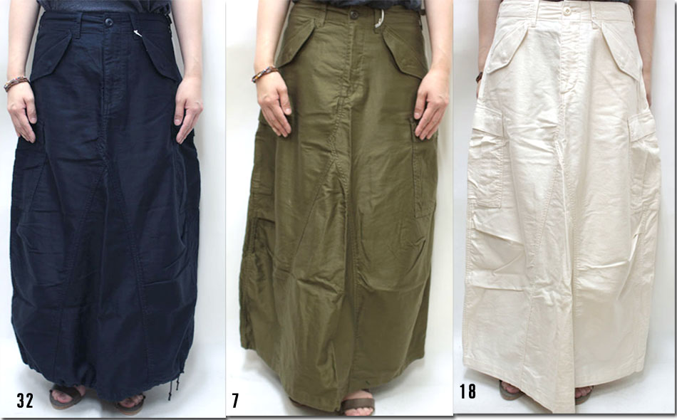 ●antgauge 【アントゲージ】 、ミリタリーカーゴスカート GE232 32/NAVY-18/NATURAL-7/OLIVE