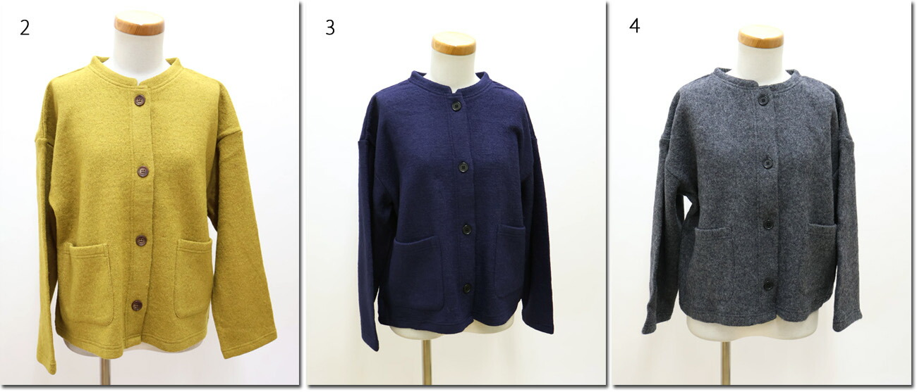 ●nachukara　【ナチュカラ】　ウールリングニット　スタンドカラージャケット　nk740316｜ＣＡＮＳＡＳＳ　ｊｅａｎｓ 9,009円
