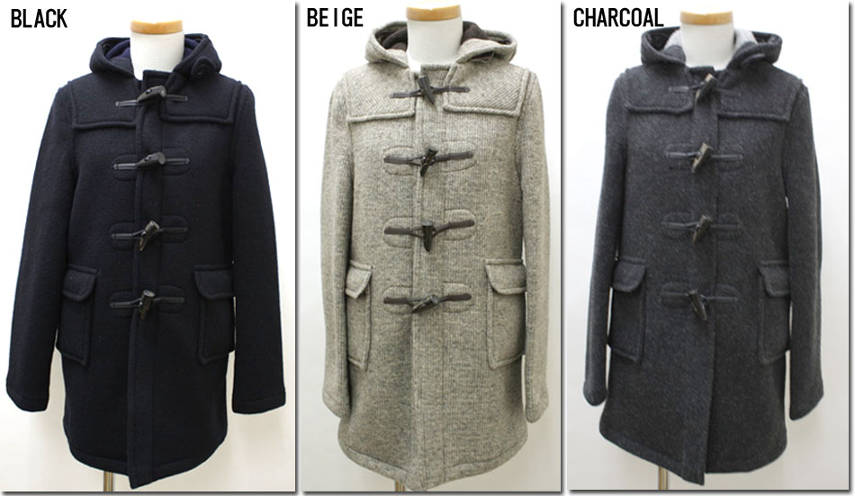 ●Gloverall　【グローバーオール】　スライバーフード付ダッフルコート　★2014年A/W　912PW01-024