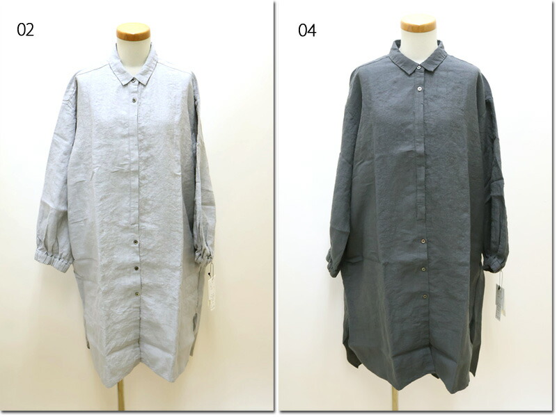 ●Hands　of　creation　【ハンズオブクリエイション】　Linen桐七炊きパフスリーブ　チュニックシャツ　　1610101｜ＣＡＮＳＡＳＳ　ｊｅａｎｓ