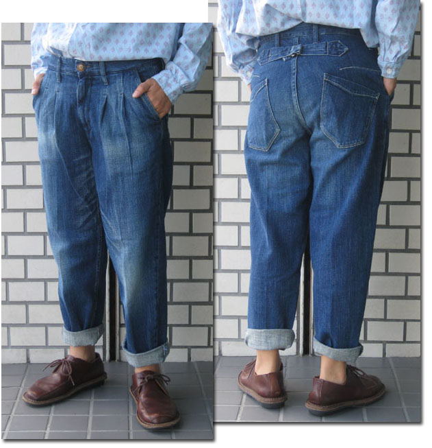 楽天市場】Brocante ブロカント 11ozソフトデニムトヌーパンツ