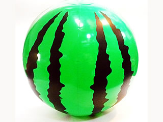 楽天市場 スイカビーチボール単価９０円 １０入 キャニオンプラザ