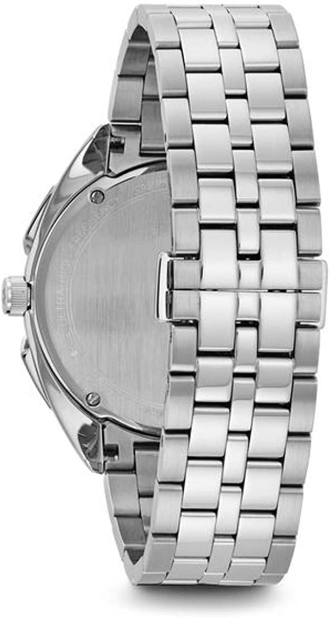 ブローバ 腕時計 メンズ ブラック シルバー カーブ CURV クオーツ クロノグラフ BULOVA 96A186 メンズ腕時計 
