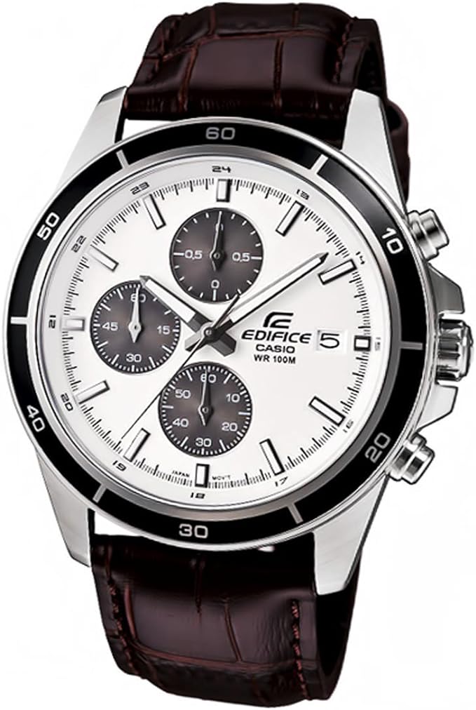 カシオ 腕時計 メンズ EDIFICE ホワイト ブラウン EFR-526L-7A CASIO|カオパニ店