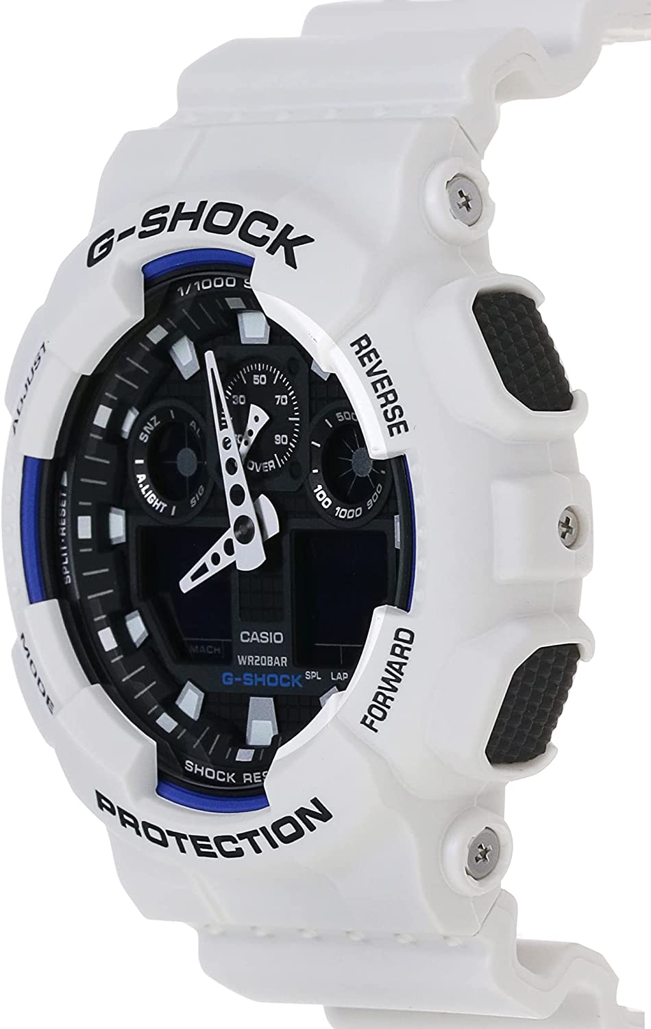 最高の品質の カシオ 腕時計 メンズ ブラック ホワイト G-SHOCK G