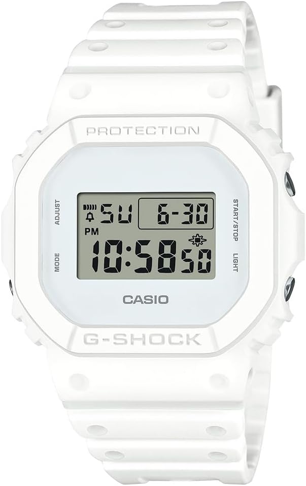カシオ 腕時計 メンズ レディース G-SHOCK ゴールド ホワイト DW-5600WW-7 CASIO｜カオパニ店