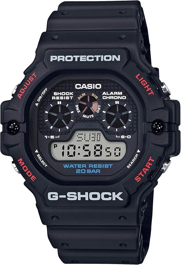 カシオ 腕時計 メンズ G-SHOCK ブラック DW-5900-1 CASIO｜カオパニ店