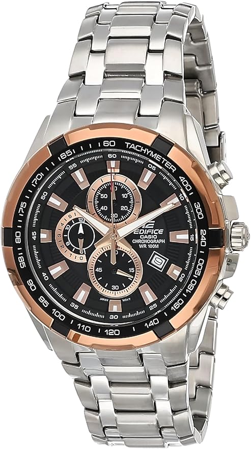 カシオ 腕時計 メンズ EDIFICE ブラックマルチ シルバー EF-539D-1A5 CASIO