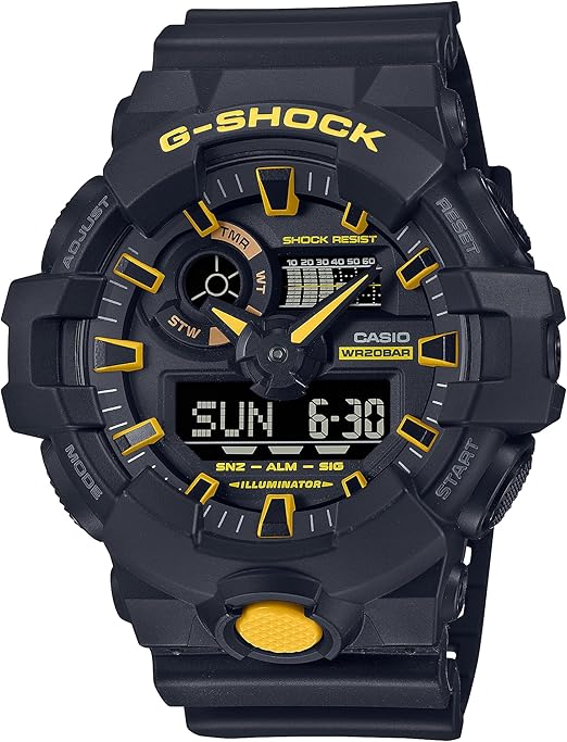 カシオ ウオッチ GA-700CY-1A 黒いこと 黄色 メンズ G-SHOCK CASIO