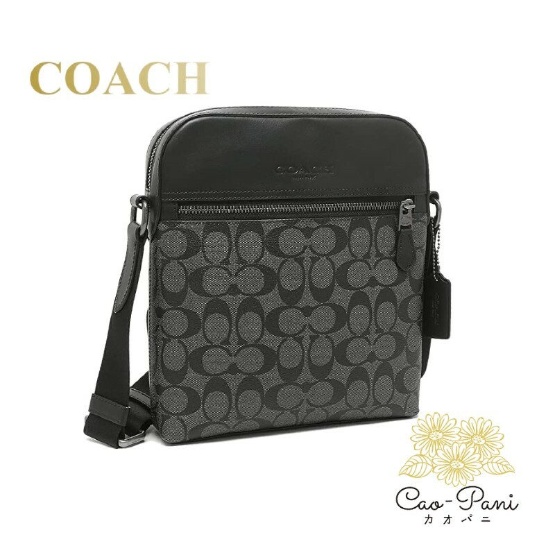 楽天市場】COACH コーチ ショルダーバッグ メンズ チャコール 4010