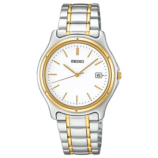 セイコー 腕時計 メンズ ニュースタンダードコレクション ホワイト シルバー ゴールド SCXA026 SEIKO｜カオパニ店