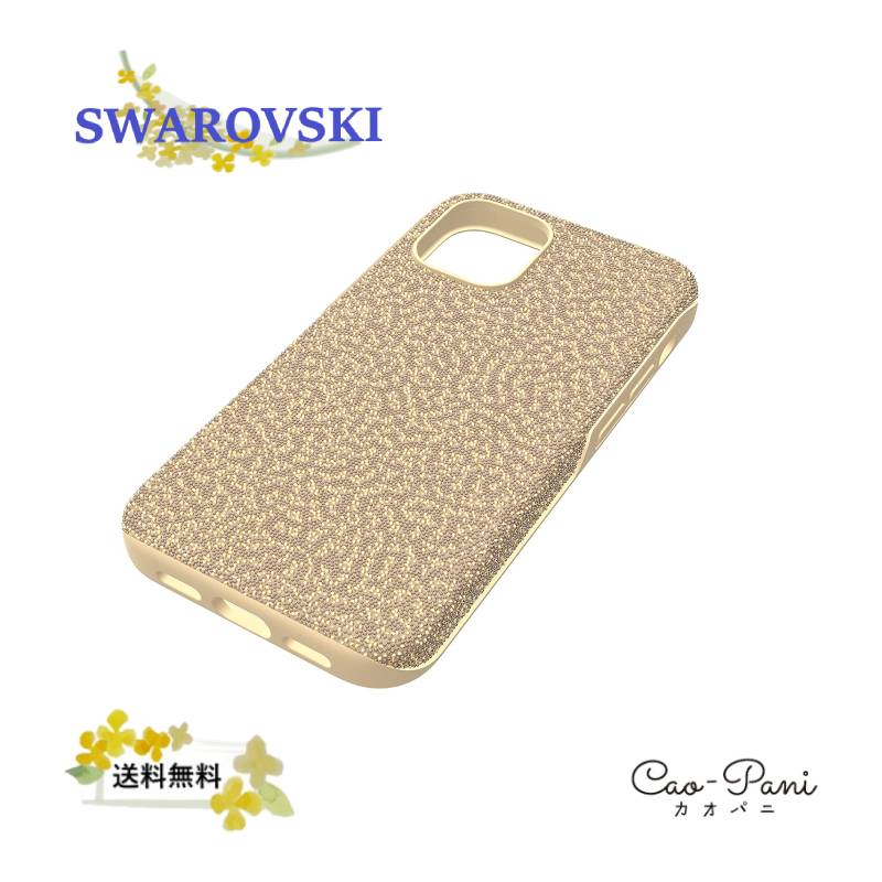スワロフスキー スマートフォン ケース レディース ゴールド シンプル SWAROVSKI High Smartphone 5616375
