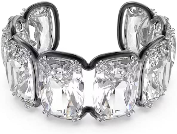 ⚠期間限定お値引き中⚠Swarovski シルバーバングル Hyperbola バングル, インフィニティとハート, ホワイト